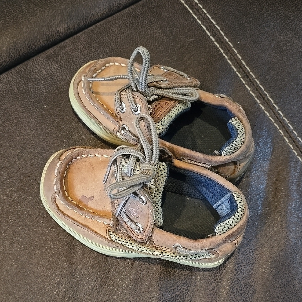 Brown Kids Boat Shoes